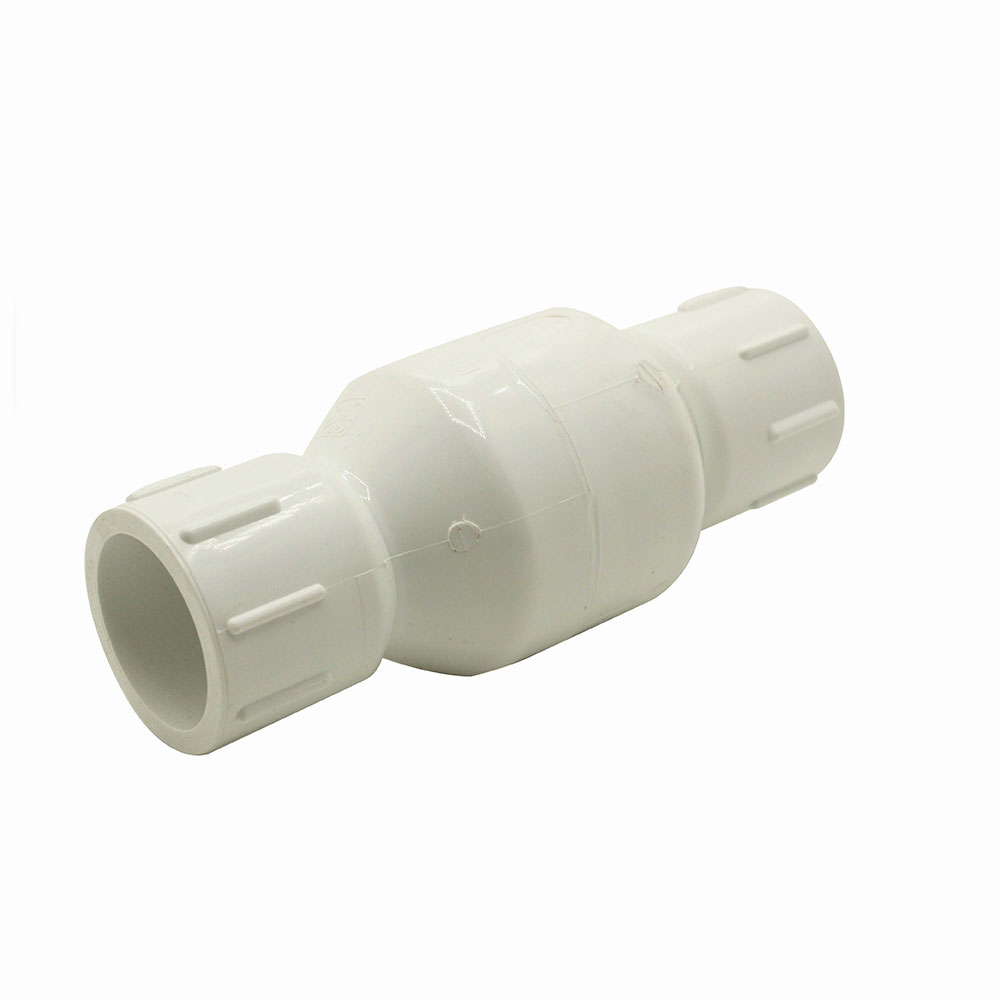 1 -1/4" Slip PVC Spring Check Valve - W02
