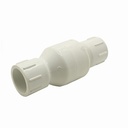 1 -1/4" Slip PVC Spring Check Valve - W02