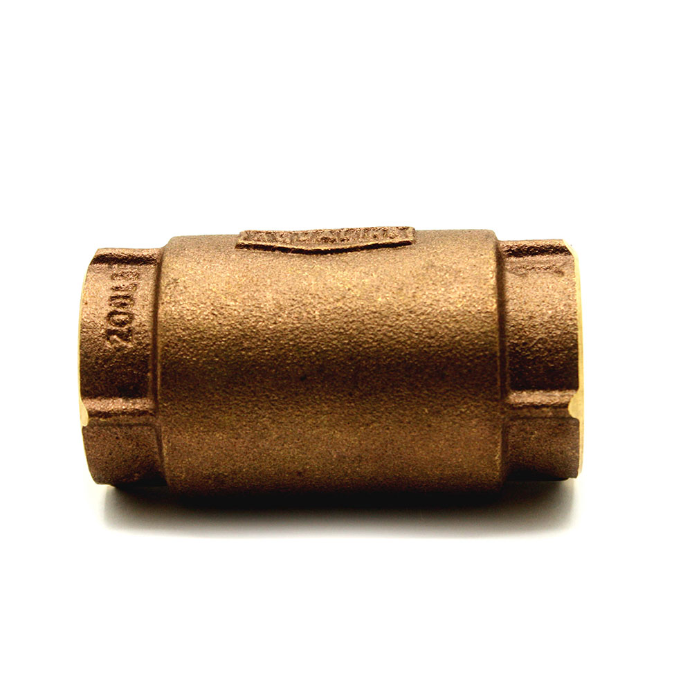 1-1/4" Threaded Brass Spring Check Valve - W03