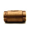 1-1/4" Threaded Brass Spring Check Valve - W03