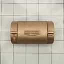 1-1/4" Threaded Brass Spring Check Valve - W05