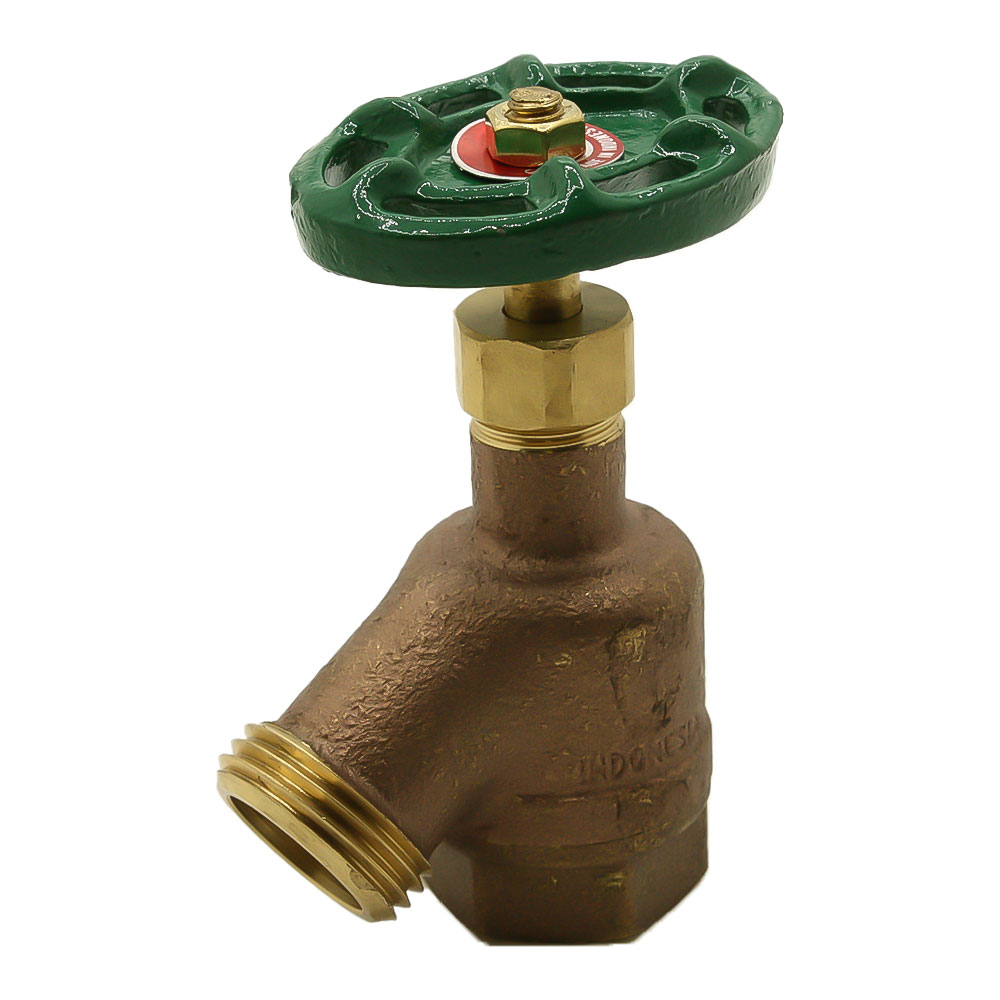 3/4" FIP x 3/4" GHT Bent Nose Garden Valve  (TSC STOCK) - W02