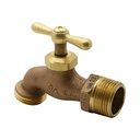 1/2" MIP x 3/4" GHT SSS Hose Bibb - Economy  (TSC STOCK) - W02