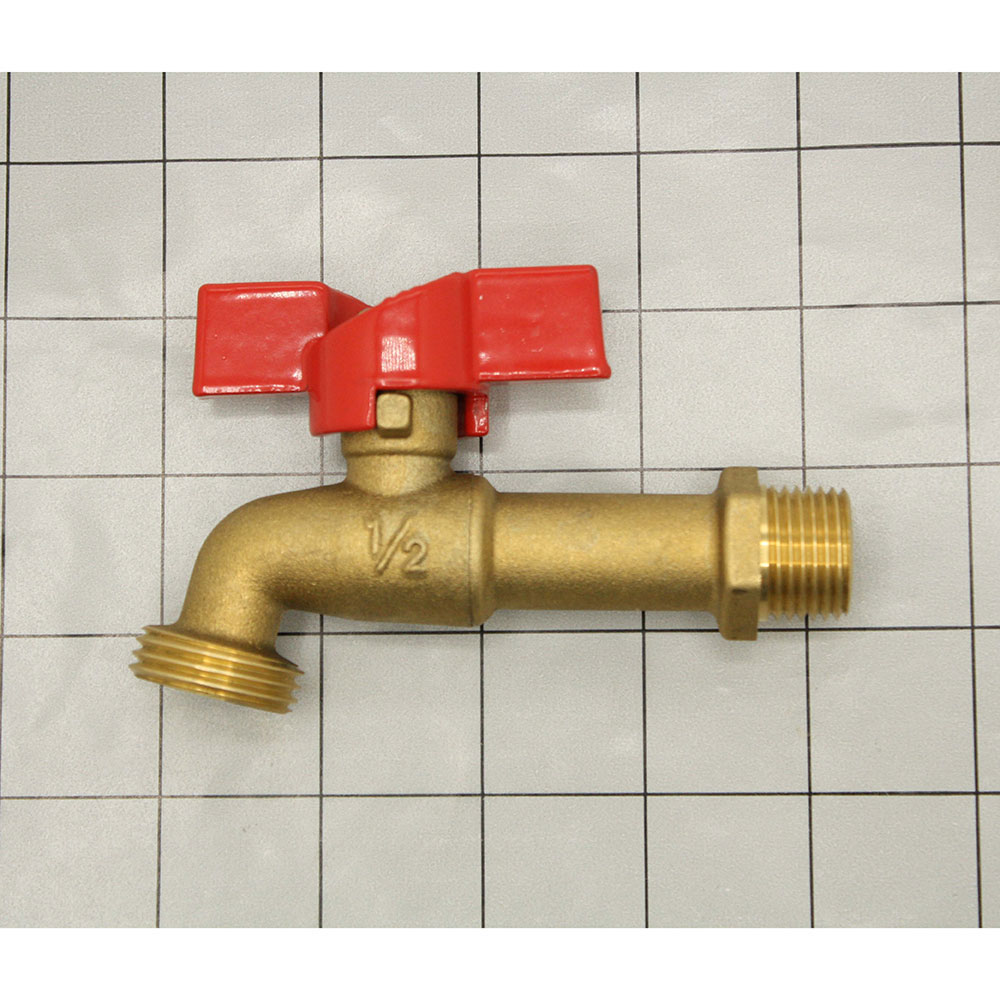 1/2" MIP x 3/4" GHT  1/4 Turn SOT Hose Bibb - Economy - W04