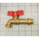 1/2" MIP x 3/4" GHT  1/4 Turn SOT Hose Bibb - Economy - W04