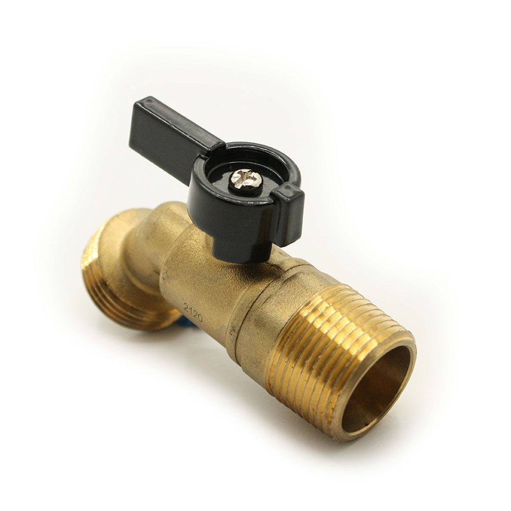 3/4" MIP x 3/4" GHT 1/4 Turn Ball Hose Bibb - W02