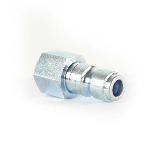 3/8" x 3/8" FPT Auto Coupler Plug - Silver - Display Pack - W02