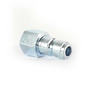3/8" x 3/8" FPT Auto Coupler Plug - Silver - Display Pack - W02