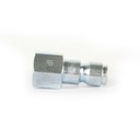 3/8" x 3/8" FPT Auto Coupler Plug - Silver - Display Pack - W03