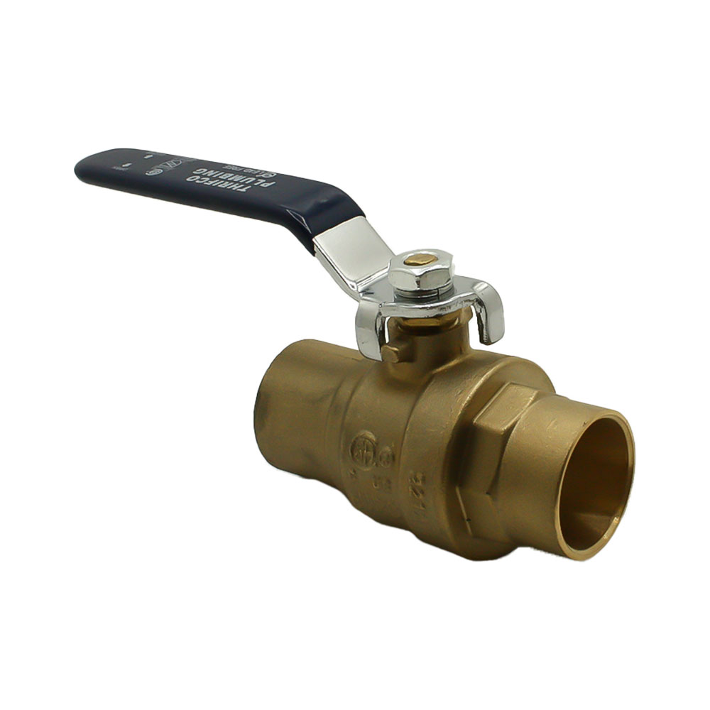 1/2" CxC Full Port Brass Ball Valve - W02