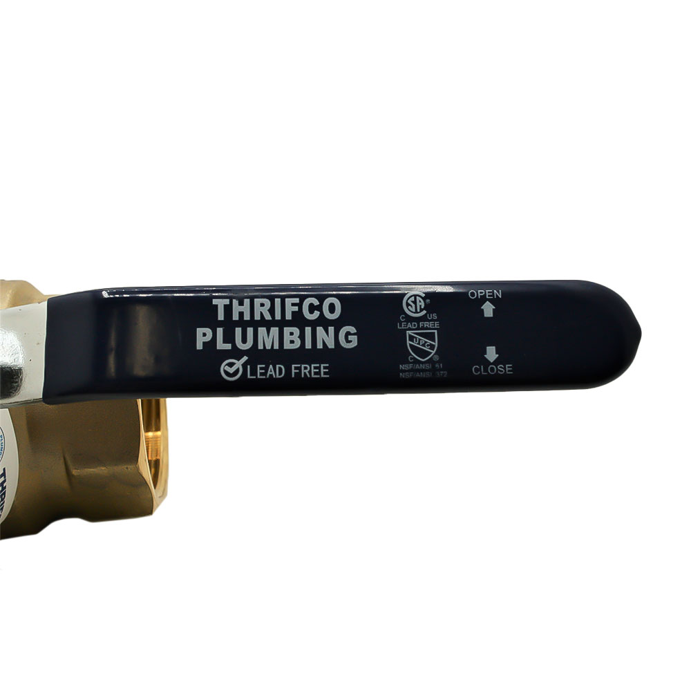 1-1/4" CxC Full Port Brass Ball Valve - W04