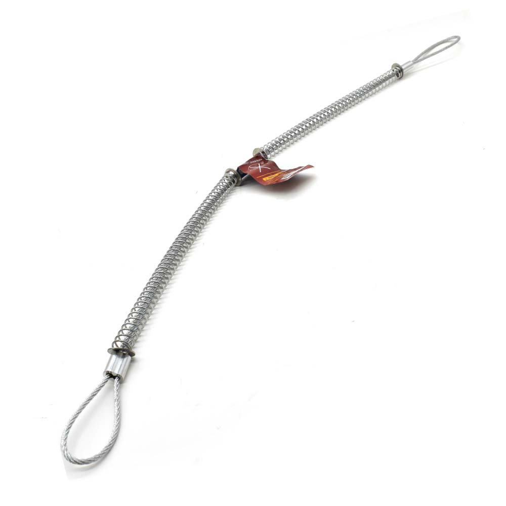 1/8" Steel Double Loop x 20-1/4" Jack Hammer Hose Safety Cable Whip
 - 50 Pack Bulk - W04