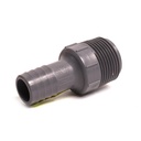 1" Male x 3/4" Poly Insert Reducer Adapter - W02
