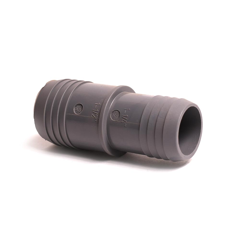 1-1/2" x 1-1/4" Poly Insert Reducer Coupling - W02