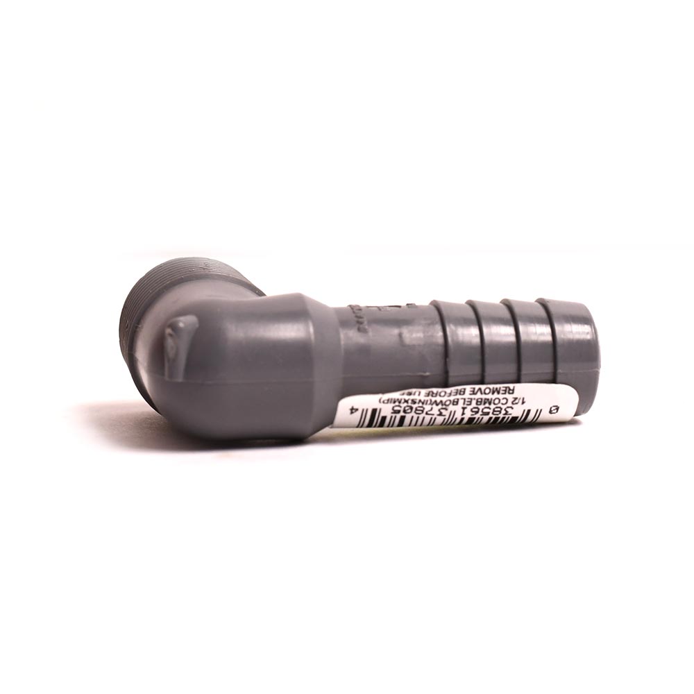 1/2" Poly Insert Male Elbow - W02