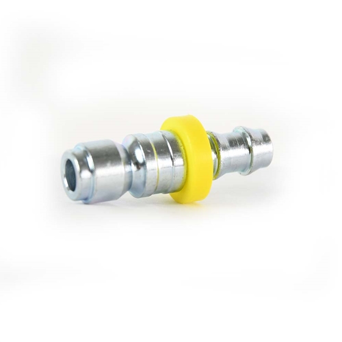 3/8" x 3/8' Auto Easy-Lock Coupler Plug w/BARB - Silver - 25 Pack - W02
