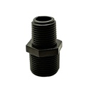 1/2" X 3/4" Poly Hex Nipple - W05