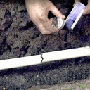 1/2" Snaploc PVC Pipe Repair Tee with 1/2" Threaded Riser
 - W04