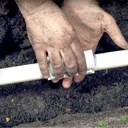 3/4" Snaploc PVC Pipe Repair Tee with 1/2" Threaded Riser
 - W06