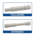 1/2" Snaploc Extendable Slide Telescopic PVC Pipe Repair Coupling
 - W09