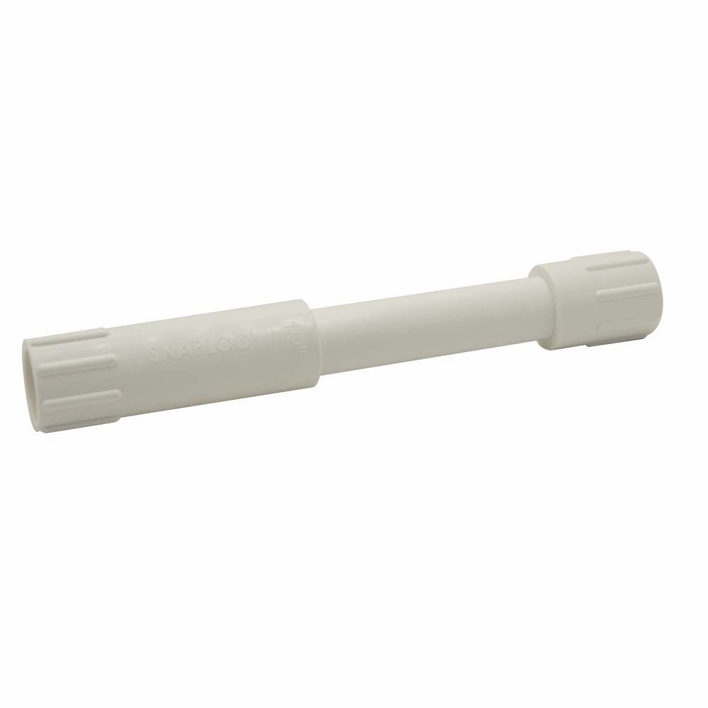 3/4" Snaploc Extendable Slide Telescopic PVC Pipe Repair Coupling - W09