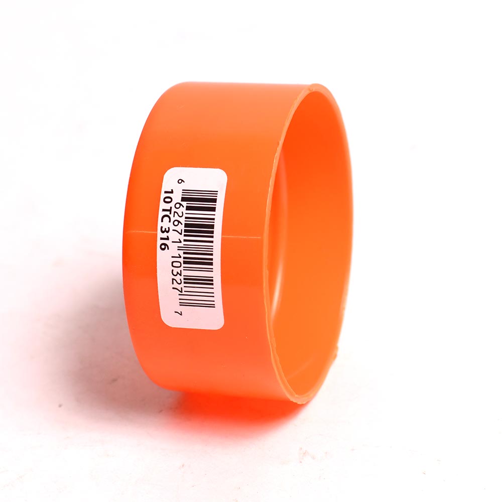 P-0019 2" Slip-On Test Cap (Orange) - W02