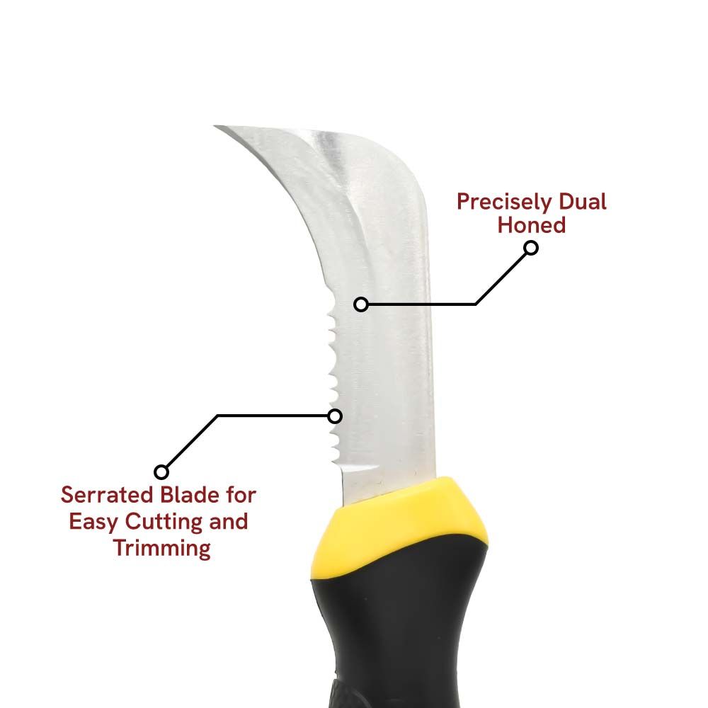 Roofing Knife Stainless Steel Blade with ABS & TRP Handle