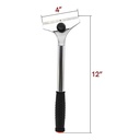 Scraper Knife - Aluminum Alloy with Rubber, with 2 Spare Blades