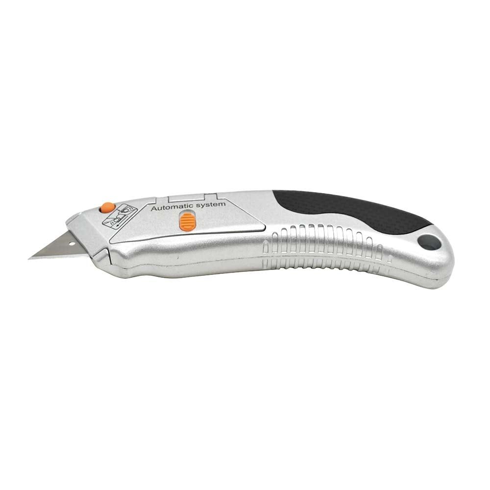 Heavy-Duty Auto-Load Utility Knife with 6 Extra Blades