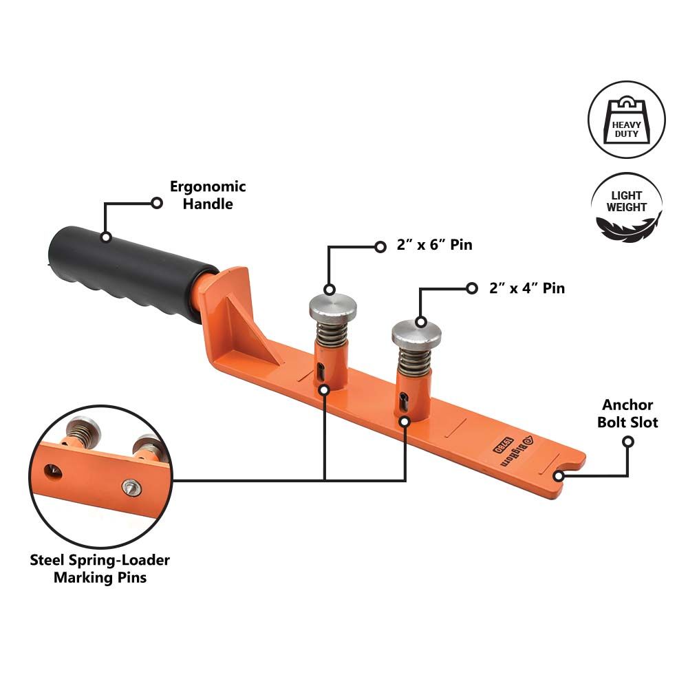 Anchor Bolt Marker Guide