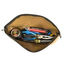 Heavy-Duty Oxford Canvas Tool Zipper Pouches Kit - 12-3/8" x 9" and 12" x 9-3/4"