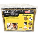 Heavy-Duty Oxford Canvas Tool Zipper Pouches Kit - 12-3/8" x 9" and 12" x 9-3/4"