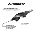 Tri Flute Wood Drill Bit 1" X 6"