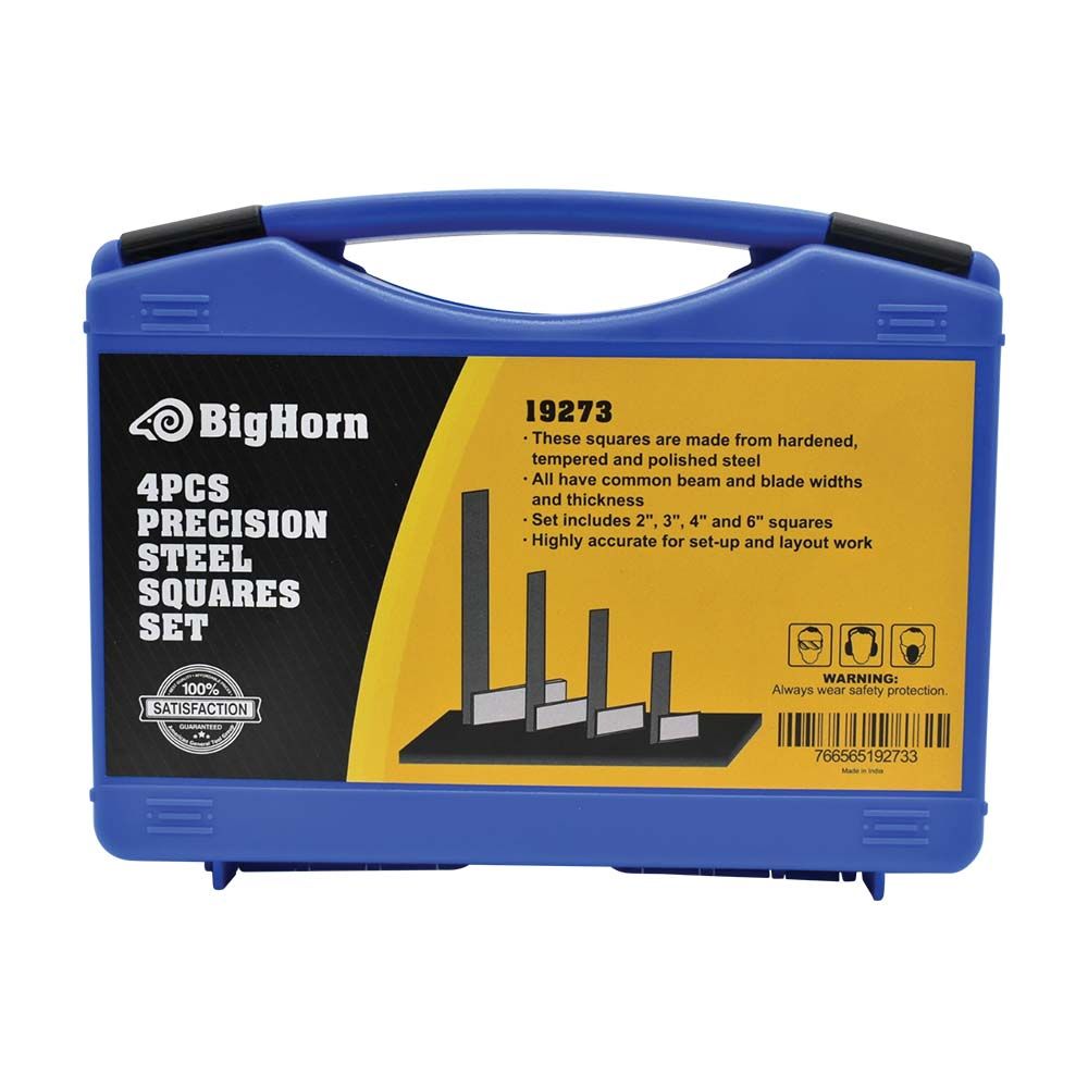 Precision Steel Engineer Squares - 4 Piece Set  (ASS-5535)