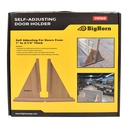 Self Adjusting Door Holder, All Wood - for doors as thin as 1” or as thick as 2-1/4”