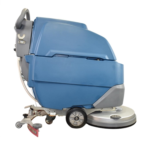 Walk-Behind Auto Floor Scrubber 20" Cleaning Pad - Two 115 Amp Batteries - W02