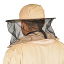 Honey Bee Full Protective Suit, Beige Cotton+ Round Hat - Large