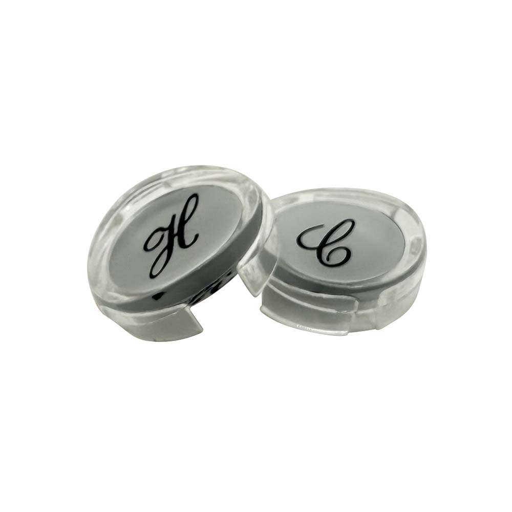 1595-T Sterling Faucet Handle Button Set