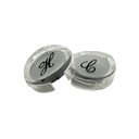 1595-T Sterling Faucet Handle Button Set
