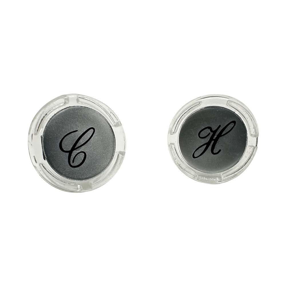 1595-T Sterling Faucet Handle Button Set