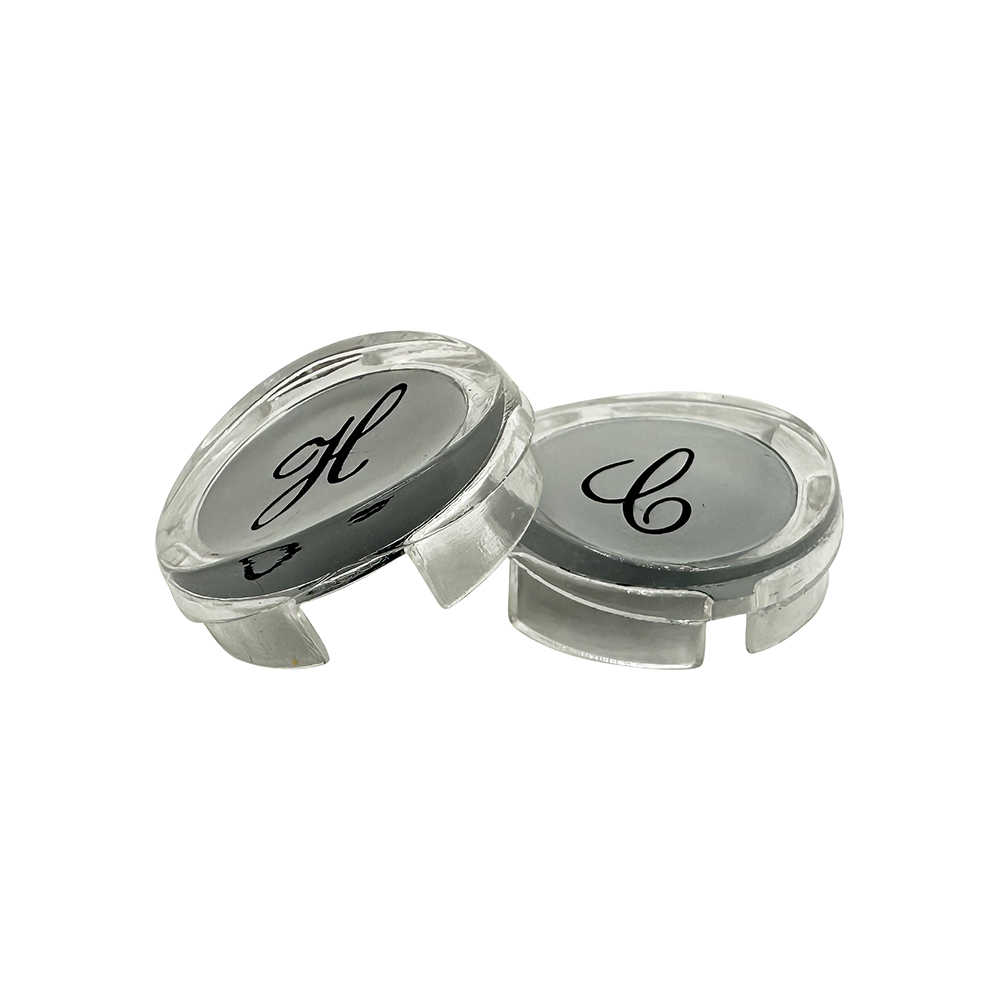 1595-T Sterling Faucet Handle Button Set
