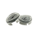 1595-T Sterling Faucet Handle Button Set