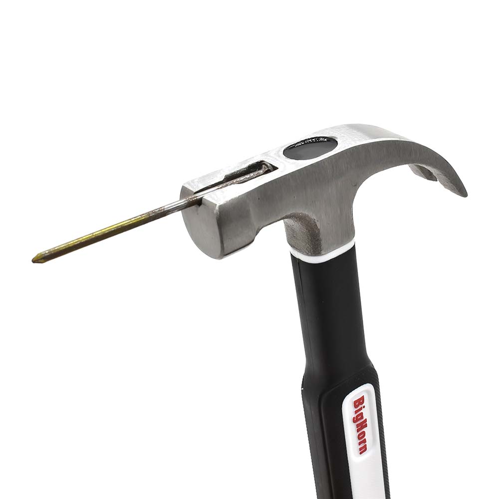 8-Oz Mini Claw Hammer with Rubber Coated Handle & Magnetic Nail Starter