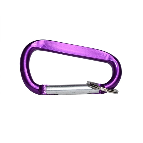 Mini Aluminum Carabiner Spring Clip Hook Keychain – 25 PACK - W06