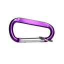 Mini Aluminum Carabiner Spring Clip Hook Keychain – 25 PACK - W06