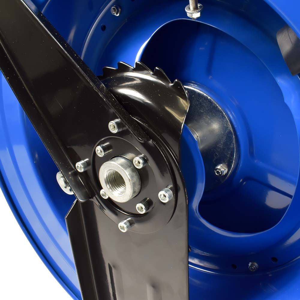 Pressure Washer Auto-Rewind Hose Reel 3/8" x 100ft - 3/8" MNPT x 3/8" MNPT