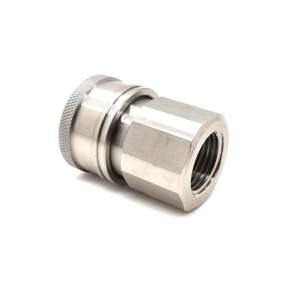 1/2" NPT Female Stainless Steel Coupler 5200 PSI