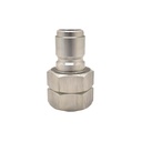 1/2" NPT Female Stainless Steel Plug 5200 PSI