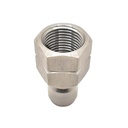 1/2" NPT Female Stainless Steel Plug 5200 PSI