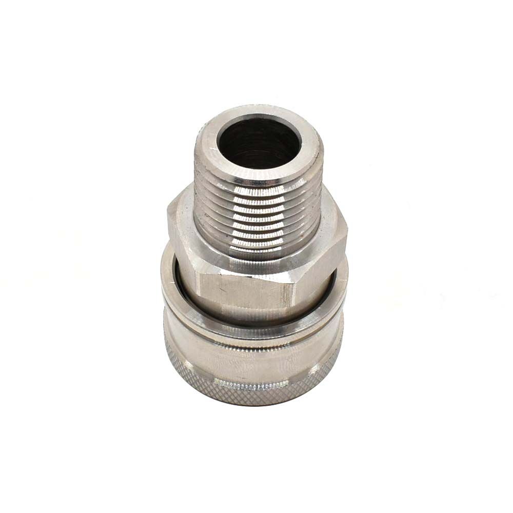 1/2" NPT Male Stainless Steel Coupler 5200 PSI